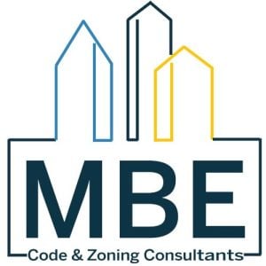 MBE Code & Zoning Logo.